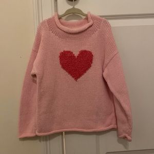 Little Girls Heart Sweater